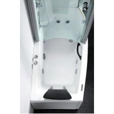 Акриловая ванна с душевой кабиной Gemy 170х85 G8040 B R с гидромассажем