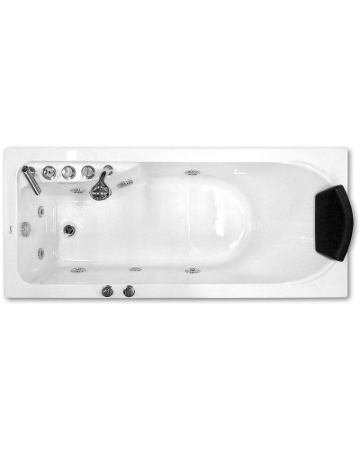 Акриловая ванна Gemy 172х77 G9006-1.7 B L с гидромассажем