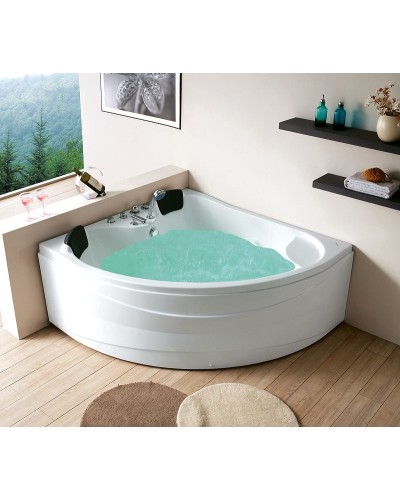Акриловая ванна Gemy 150х150 G9041 B с гидромассажем