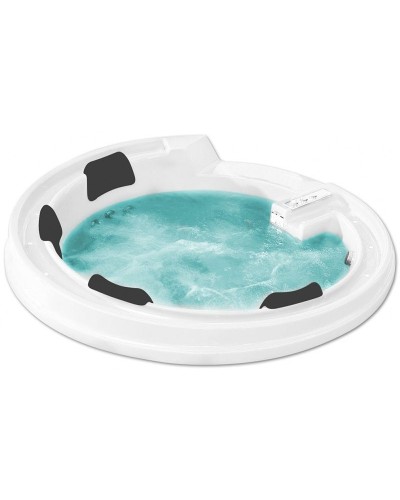 Акриловая ванна Gemy G9090 K White 190х190 с гидромассажем