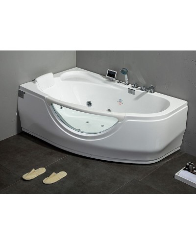 Акриловая ванна Gemy 161х96 G9046 K L с гидромассажем