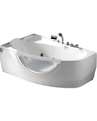 Акриловая ванна Gemy 161х96 G9046 K L с гидромассажем