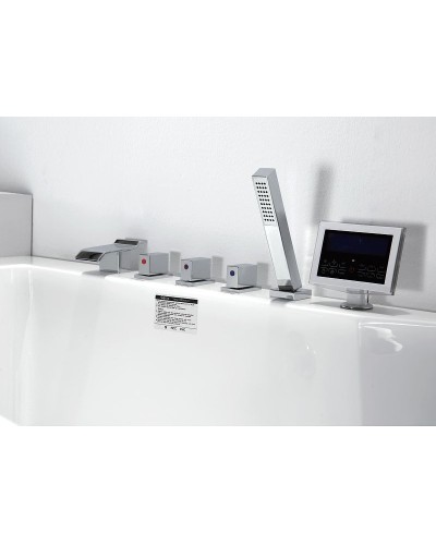 Акриловая ванна Gemy 171х86 G9066 II K L с гидромассажем