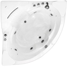 Акриловая ванна Gemy G9082 B 152х152 с гидромассажем