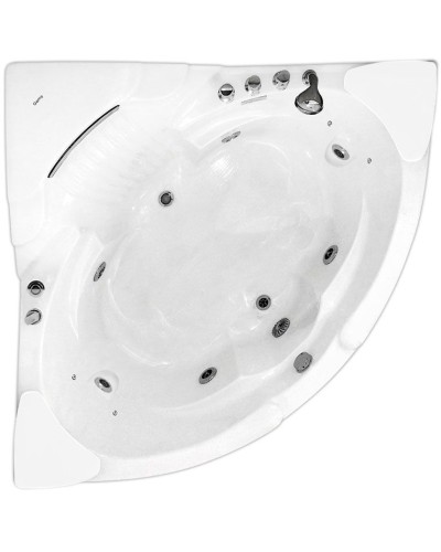 Акриловая ванна Gemy G9082 B 152х152 с гидромассажем