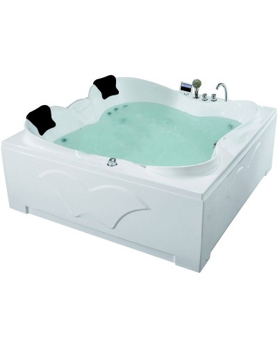 Акриловая ванна Gemy 187х187 G9089 K L с гидромассажем