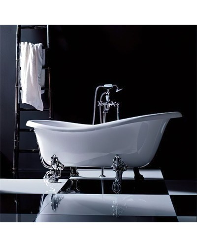 Акриловая ванна Kerasan Retro 170x77 105590 Белый Хром