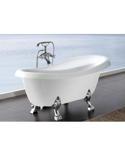 Акриловая ванна Kerasan Retro 170x77 105590 Белый Хром