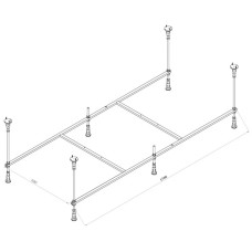 Каркас для ванны 180х80 Am.Pm X-Joy W94A-180-080W-R
