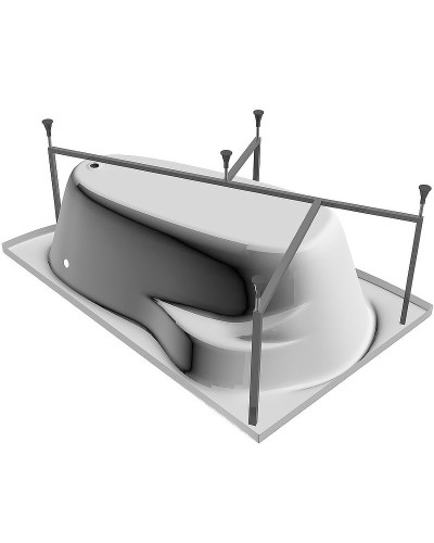 Акриловая ванна Relisan Zoya 140x90 R Гл000001248 без гидромассажа