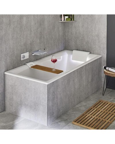 Акриловая ванна Riho Still Square 170x75 B100003005 (BR0200500K00130) LED R без гидромассажа