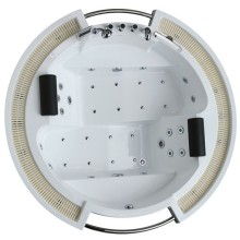 Акриловая ванна Gemy G9060 O 210х210 с гидромассажем