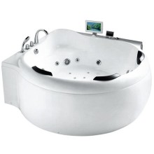 Акриловая ванна Gemy G9088 O 185х185 с гидромассажем