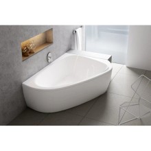 Акриловая асимметричная ванна LoveStory II PU Plus P белая Ravak C781000000