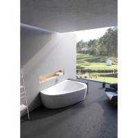 Акриловая асимметричная ванна LoveStory II PU Plus P белая Ravak C781000000