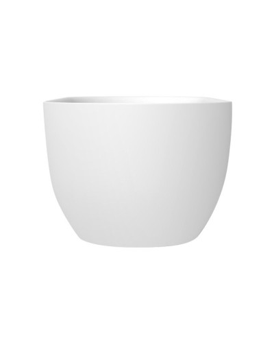 Отдельностоящая овальная акриловая ванна со сливом-переливом цвета хром BelBagno BB417-1900-800