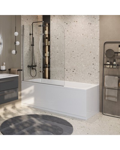 Акриловая ванна пристенная CEZARES ECO-155-70-41-W37