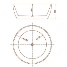 Акриловая ванна отдельностоящая BelBagno BB204-1500