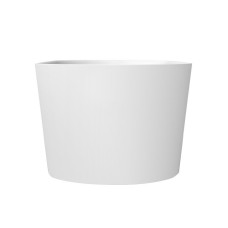 Отдельностоящая овальная акриловая ванна со сливом-переливом цвета хром BelBagno BB416-2000-850