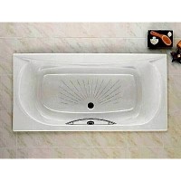 Чугунная ванна 170х85 см с противоскользящим покрытием Roca Akira 2325G000R