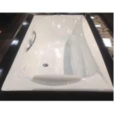 Чугунная ванна 170х85 см с противоскользящим покрытием Roca Akira 2325G000R