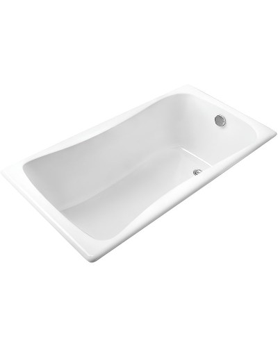 Чугунная ванна Jacob Delafon Blis 170x75 E6D902-0 с антискользящим покрытием