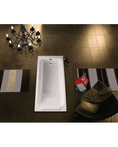 Чугунная ванна Jacob Delafon Parallel 170x70 E2947-00 с антискользящим покрытием