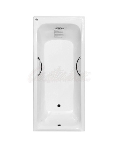 Чугунная ванна 180x80 см с ручками Castalia Prime S2021 Ц0000147