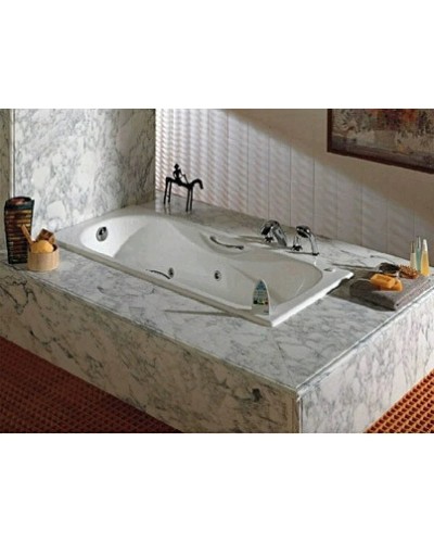 Чугунная ванна 170x75 см с противоскользящим покрытием Roca Malibu SET/2309G000R/526803010/150412330