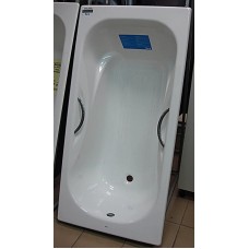 Чугунная ванна 170x75 см с противоскользящим покрытием Roca Malibu SET/2309G000R/526803010/150412330