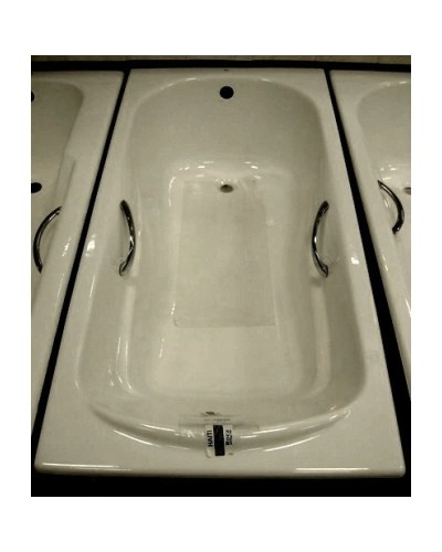 Чугунная ванна 170x80 см с противоскользящим покрытием Roca Haiti SET/2327G000R/526804210/150412330