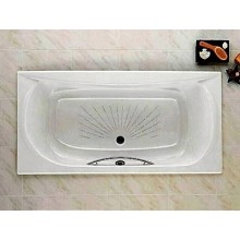 Чугунная ванна 170x85 см с противоскользящим покрытием Roca Akira SET/2325G000R/526804010/150412330