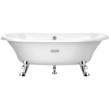 Чугунная ванна 170х85 см с противоскользящим покрытием Roca Newcast White 233650007