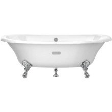 Чугунная ванна 170х85 см с противоскользящим покрытием Roca Newcast White 233650007