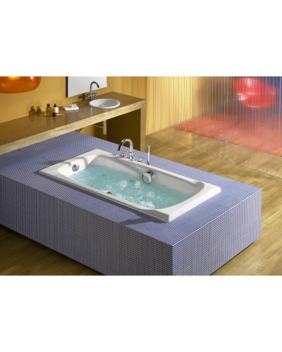 Чугунная ванна 170x85 см с противоскользящим покрытием Roca Ming SET/2302G000R/291120001/150412330