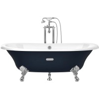 Чугунная ванна 170х85 см с противоскользящим покрытием Roca Newcast Navy Blue 233650004
