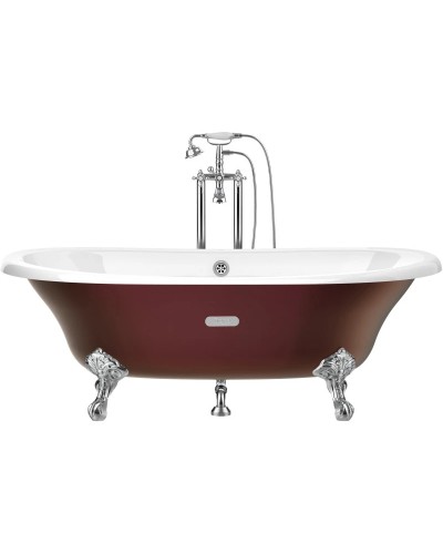 Чугунная ванна 170х85 см с противоскользящим покрытием Roca Newcast Copper 233650008