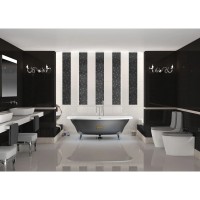 Чугунная ванна 170х85 см с противоскользящим покрытием Roca Newcast Black 233650002