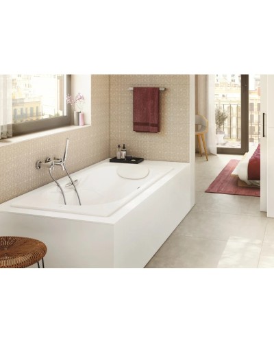 Чугунная ванна 170x75 см с противоскользящим покрытием Roca Malibu SET/2309G000R/526803010/150412330