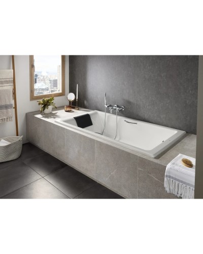 Чугунная ванна 175x85 см с противоскользящим покрытием Roca Belice 233550000