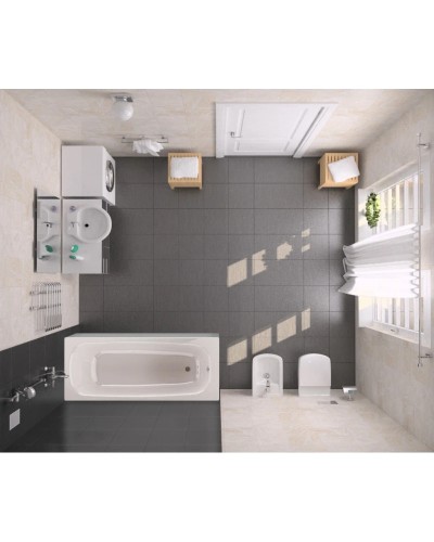 Чугунная ванна 170x70 см BLB Africa S498073A2000000N