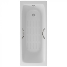 Ванна чугунная Delice Biove 170х75 с ручками и антискользящим покрытием DLR220509R-AS