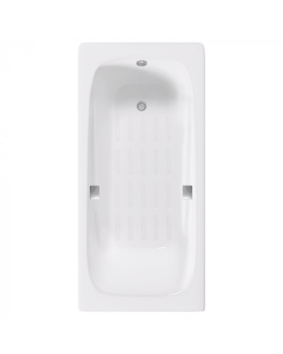 Ванна чугунная Delice Flex 180х85 с отверстиями под ручки и антискользящим покрытием DLR230632R-AS