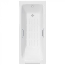 Ванна чугунная Delice Palomba 170х70 с отверстиями под ручки и антискользящим покрытием DLR230620R-AS