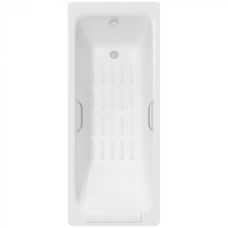 Ванна чугунная Delice Palomba 170х70 с отверстиями под ручки и антискользящим покрытием DLR230620R-AS