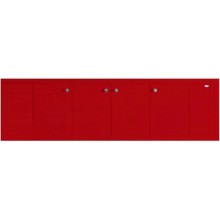 Экран под ванну 170х54 см красный глянец Bellezza 4650021000037