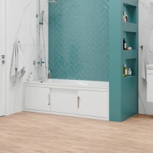 Экран под ванну 159,5х52 см белый глянец Onika Лагуна 516002