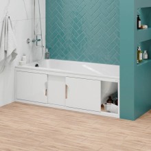 Экран под ванну 159,5х52 см белый глянец Onika Лагуна 516002