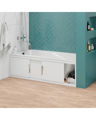 Экран под ванну 159,5х52 см белый глянец Onika Лагуна 516002