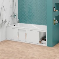 Экран под ванну 179,5х52 см белый глянец Onika Лагуна 518007